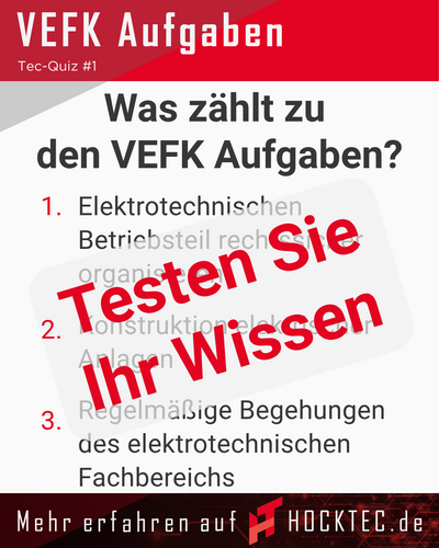 Aufmacherbild Tec-Quiz#1 - Aufgaben der VEFK