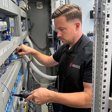 Ludger Asche bei der Arbeit