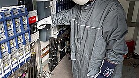 Michael Hommer im Einsatz