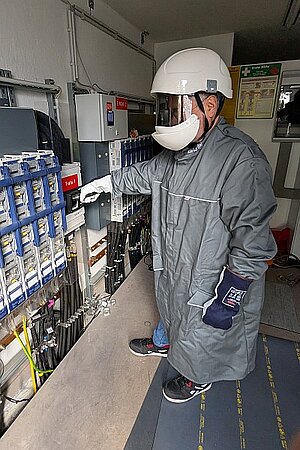 Michael Hommer im Einsatz