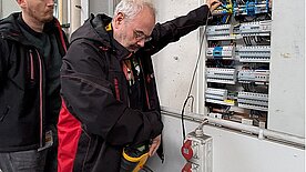 Christian Müller und Michael Hommer im Einsatz